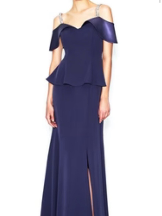 Alexander By Daymor Dresses & Skirts - Women’s Purple Peplum Wedding Dress